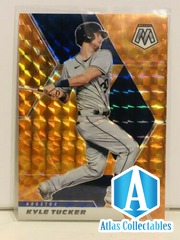 2021 Panini Mosaic Baseball Kyle Tucker #84 Orange Reactive Prizm Houston Texans